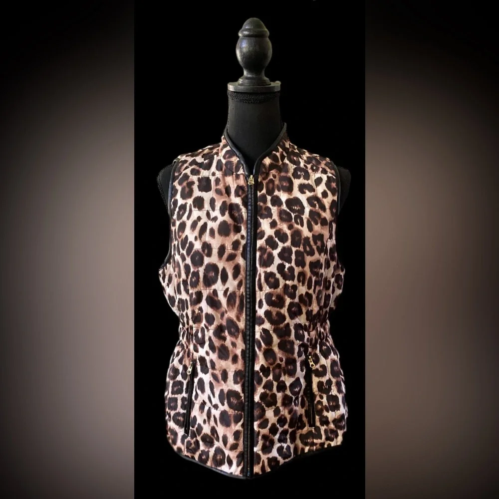 Chico’s: Animal Print Vest